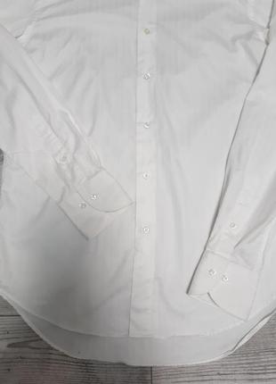 Сорочка  рубашка чоловіча біла довгий рукав р468 фото