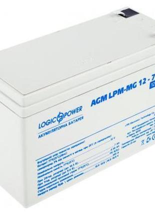 Батарея до дбж logicpower lpm mg 12 в 7.2 а·год (6553)
