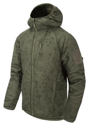 Куртка helikon-tex wolfhound hoodie climashield apex desert night camo