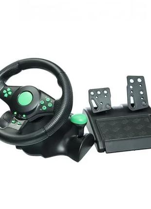 Игровой руль super vibration steering wheel usb/pc/ps3