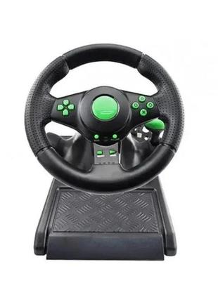 Ігрове кермо super vibration steering wheel usb/pc/ps32 фото