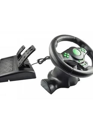 Ігрове кермо super vibration steering wheel usb/pc/ps35 фото