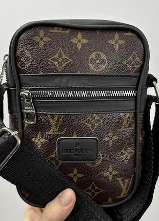 🔥 louis vuitton vertical messenger bag brown manbag  ki77003