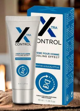 Крем пролонгувальний x-control cool cream for man, 40 ml