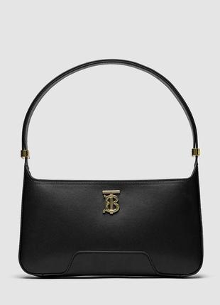 💎 burberry leather tb shoulder bag "black"  ki99358