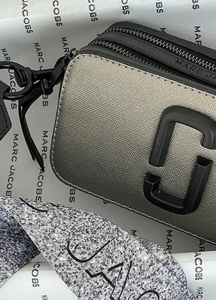 Marc jacobs small camera bag silver/black  ki02089