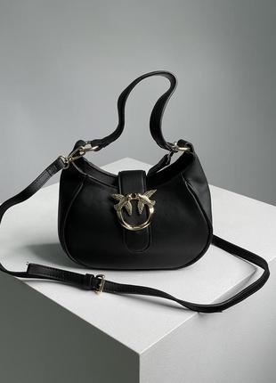 🔥 pinko mini brioche bag hobo black  ki08023