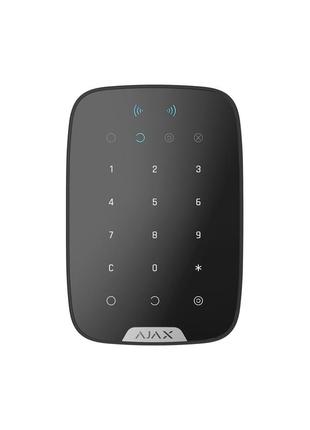 Бездротова сенсорна клавіатура з rfid-зчитувачем і підтримкою bluetooth ajax keypad plus black