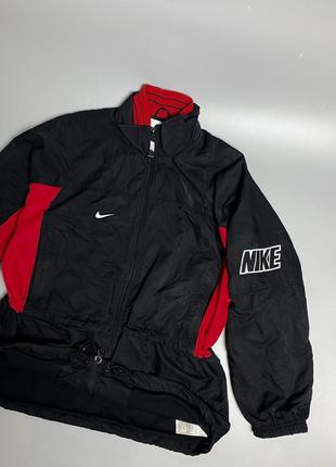 Вінтажна  куртка nike big logo гарна на утяжках2 фото