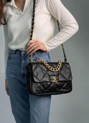 Сумка chanel 19 handbag black