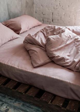 Комплект постельного белья двуспальный sunrise in desert с натурального сатина 180х210 см1 фото