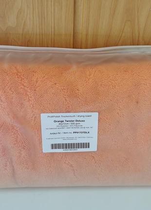 Profipolish orange twister deluxe_полотенце из микрофибры (85x72 см)8 фото