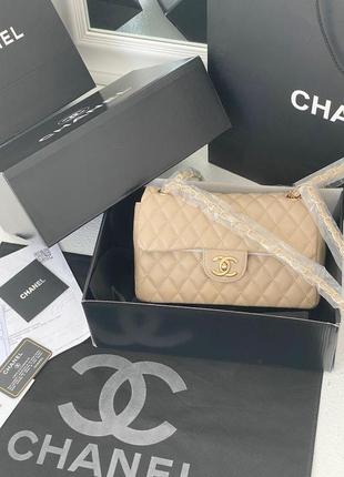 Сумка chanel 2.55 beige