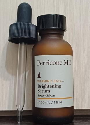 Perricone md vitamin c ester brightening serum 30мл (осветляющая сыворотка для лица)1 фото