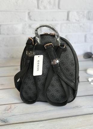 Рюкзак женский guess оригинал manhattan small backpack coal гесс серый в лого5 фото