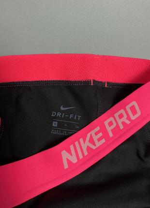 Лосіни капрі найк nike pro для спорту залу тренувань прогулянок4 фото