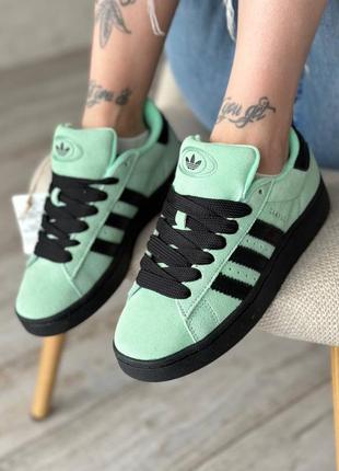 Adidas campus 00s mint / black1 фото