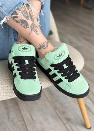 Adidas campus 00s mint / black2 фото