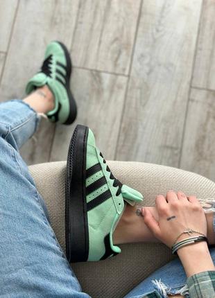 Adidas campus 00s mint / black7 фото