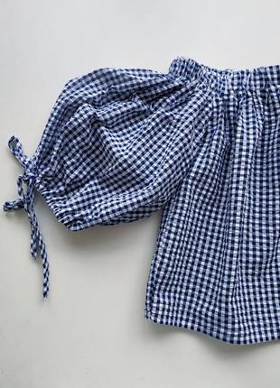 Хлопковая блуза с открытыми плечами elodie.4 фото