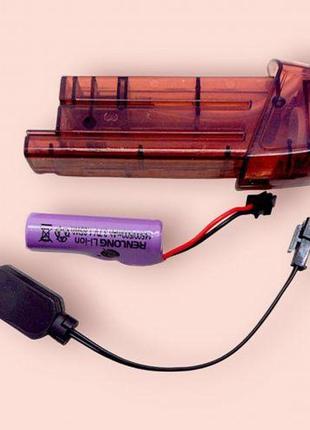 Водный пистолет на аккумуляторе "vector", розовый от lamatoys3 фото