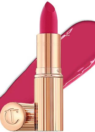 Сатинова кремова помада charlotte tilbury k.i.s.s.i.n.g satin shine lipstick velvet underground 3.5 г