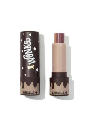 Бальзам для губ cocoa yum willy wonka full collection set, колекція віллі вонки від sheglam