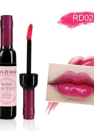 Акція!!! тінт для губ vine lip tint man zi miao тон rd02 червоний шираз shiraz red