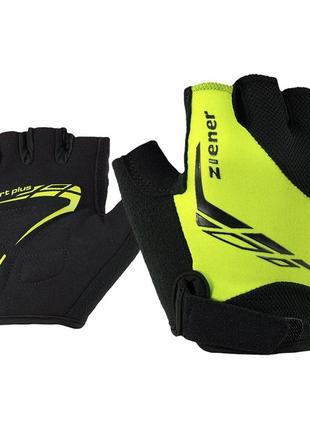 Ziener велоперчатки canizo jr lime green l (l)