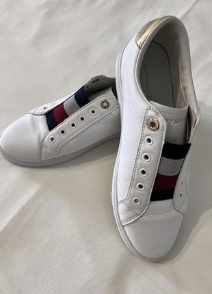 Білі кеди tommy hilfiger кеды белые1 фото