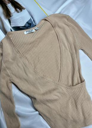 Базова кофтинка в рубчик, кофта, лонгслів, пуловер2 фото