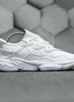 Мужские кроссовки adidas ozweego (білі)