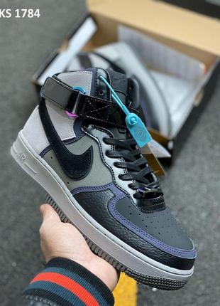 Мужские кроссовки nike air force 1 high x a ma maniere (сірі)