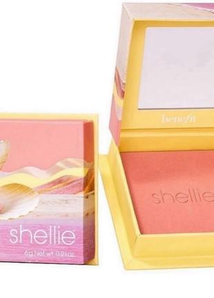Рум‘яна, benefit cosmetics shellie warm-seashell pink blush