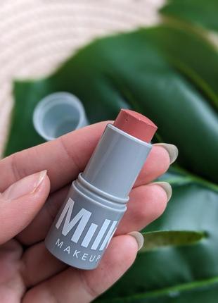 Milk makeup mini lip + cheek werk — універсальний міні-засіб (рум'яна+помада)