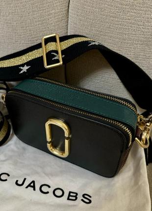 Сумка marc jacobs (марк джейкобс) the logo strap snapshot small camera bag 3