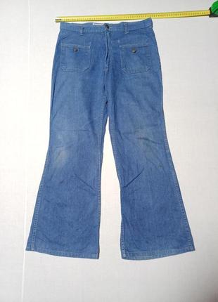 Джинси кльош  vintage талія 90 см hong kong w 36l32