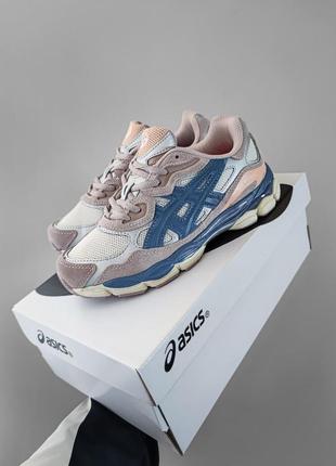 Кроссовки asics gel nyc pink/blue