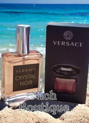 Versace crystal noir жіночі нішові стійкі елітний парфум парфуми шлейфовий аромат брендовий люкс туалетна вода2 фото