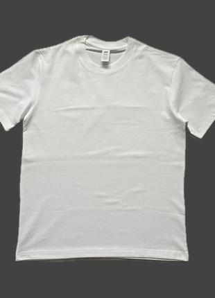 Базовая белая oversize футболка3 фото