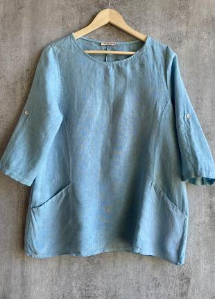 Льняная рубашка италия onsca bettini