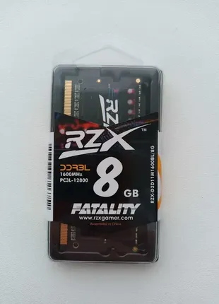 Оперативна пам'ять озу для ноутбука rzx fatality 8 гб ddr3l