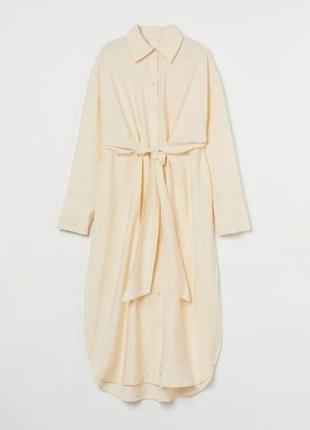 Свободное легкое  платье в стиле туники или халата из новой коллекции h&amp;m10 фото