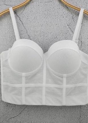 Женский корсет белого цвета