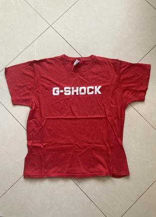 Винтажная мерч футболка casio g sshock1 фото