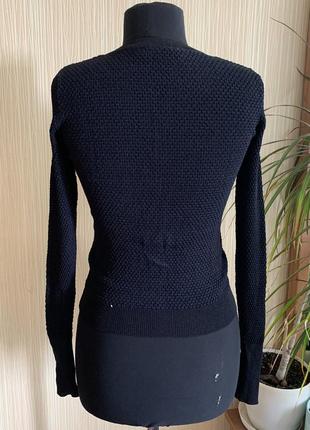 Кофта натуральная кроп топ на пуговицах zara knit размер s2 фото