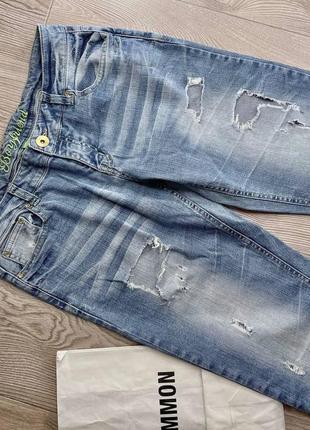 Женские рваные джинсы брюки штаны4 фото