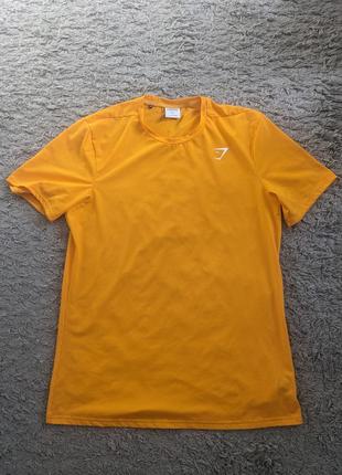 Футболка gymshark, cтрейчова, size l, плечі 45 підпахви 54 довжина 75, стан ідеальний