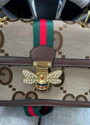 Неймовірна жіноча сумка клатч гуччі брендова жіноча сумочка через плече gucci текстильна модна сумка4 фото