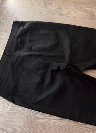 Шикарні жіночі шкіряні джинси брюки штани4 фото